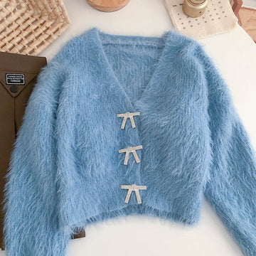 Kaylani Mohair Cardigan - SunsetFashionLA